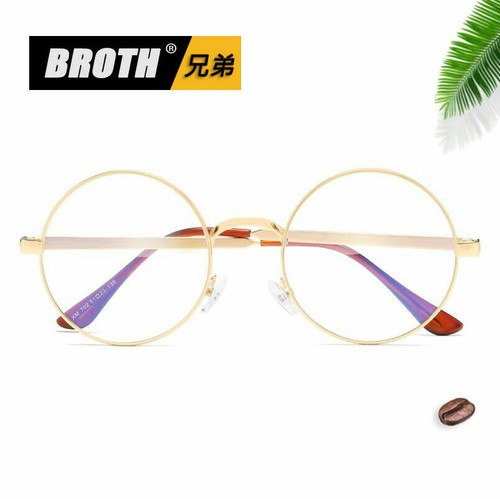 Vintage metal round eyeglass - metal,