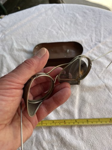Antique vintage safety goggles - vintage,