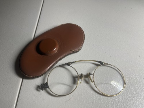 Antique vintage pince nez - pince, 14k
