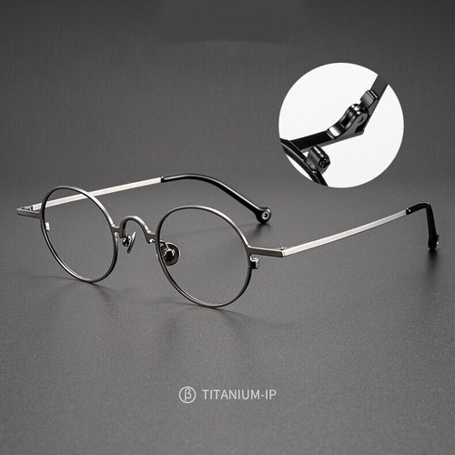 Retro round pure titanium - retro,