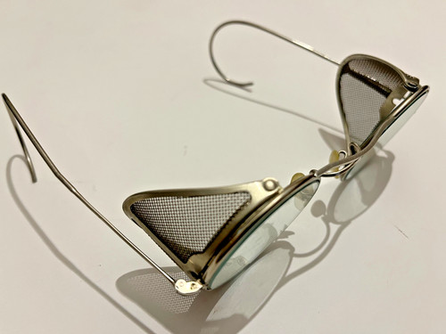 Vintage safety goggles wire - goggles, ,