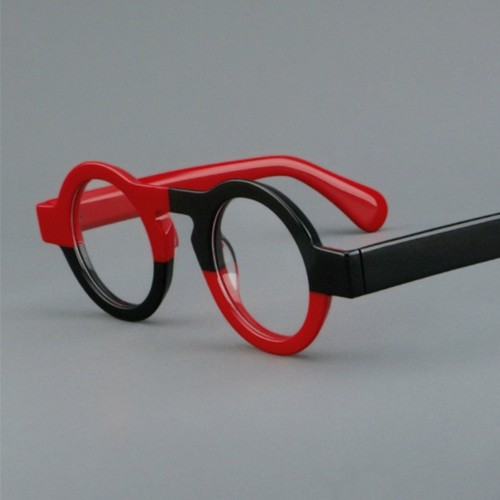 Thick acetate retro - retro, round