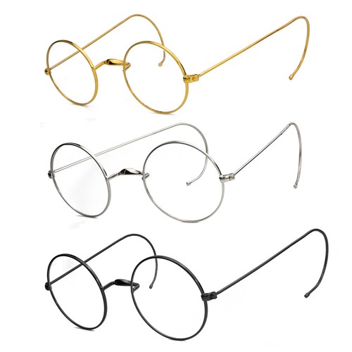 Vintage round wire eyeglass - round,